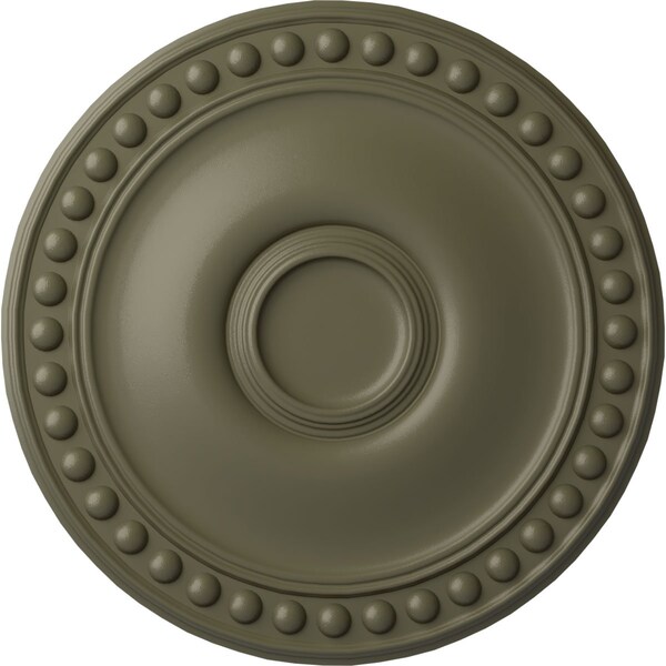 Ekena Millwork Foster Ceiling Medallion (Fits Canopies up to 5 5/8"), Hand-Painted Spartan Stone, 19 1/8"OD x 1"P CM19FOSSF - main